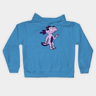 Indigo Axolotl Kids Hoodie